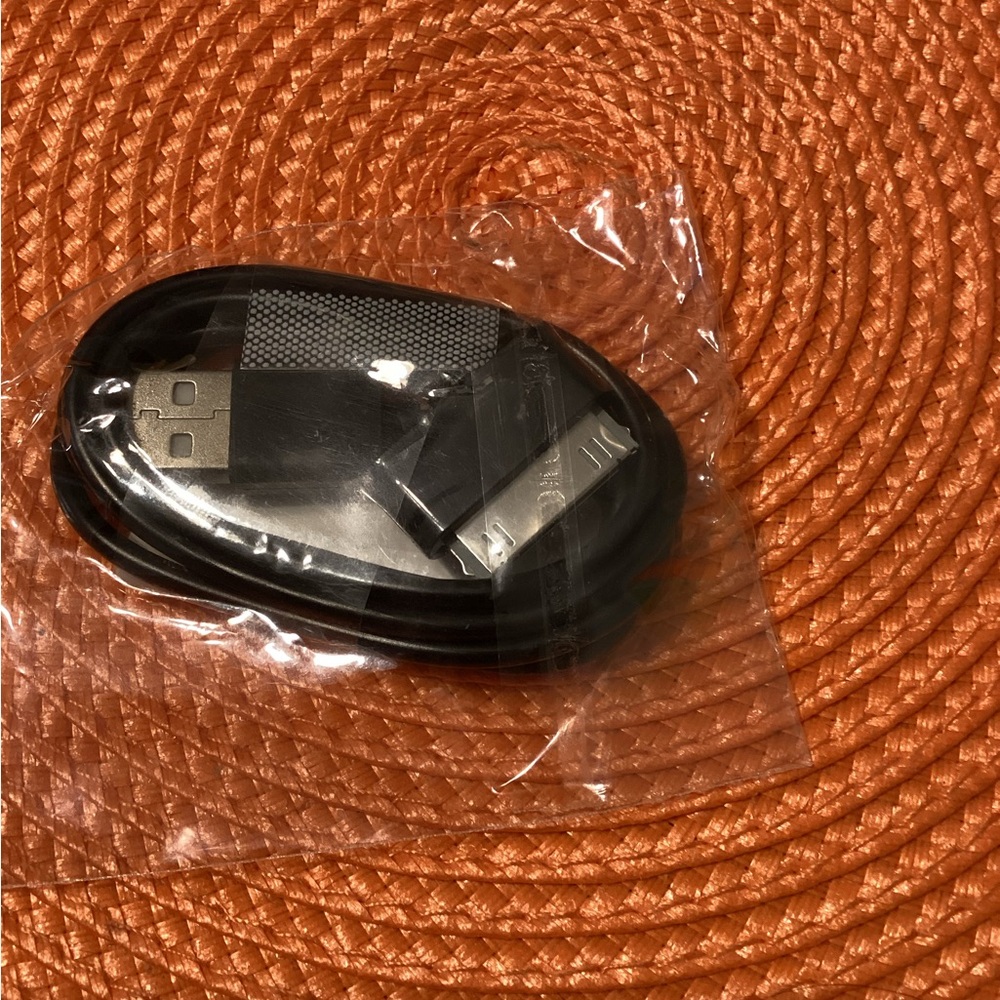 Black USB Charging Cable for Cell Phones